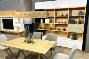 Bücherwand Asteiche